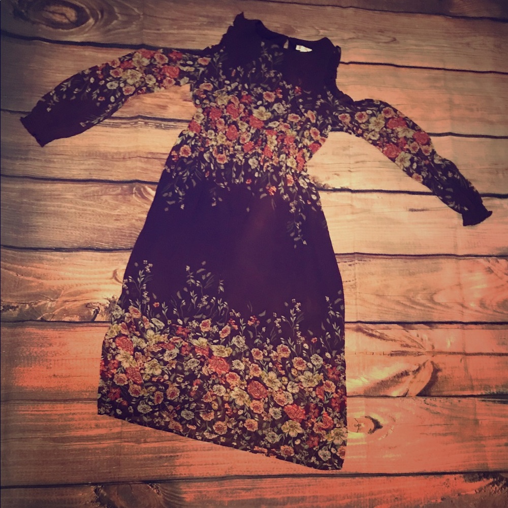Cold shoulder dress